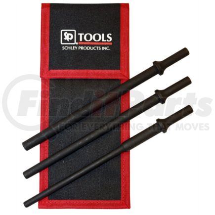 11600 by SCHLEY TOOLS - 3-Piece Extra Long Air Hammer Drift Set