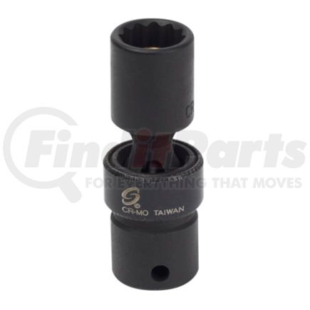Sunex Tools 808ZUMMG Socket 8 mm x 1/4 in. Drive 12-Point Magnetic Universal Impact Socket in Chrome Molybdenum Steel