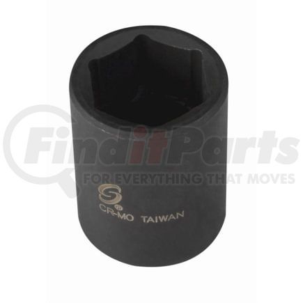 Sunex Tools 210M Socket 10 mm x 1/2" Drive 6-Point Impact Socket in Chrome Molybdenum w/ Radius-Corner Anti-Round-Off Design