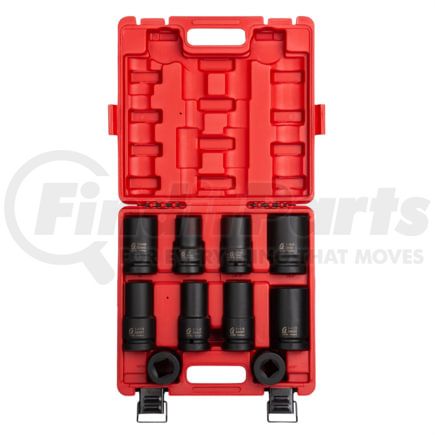 Sunex Tools 5690A Socket Set 10 Pc. 1" Drive SAE & Metric Heavy Duty Wheel Impact Socket Set