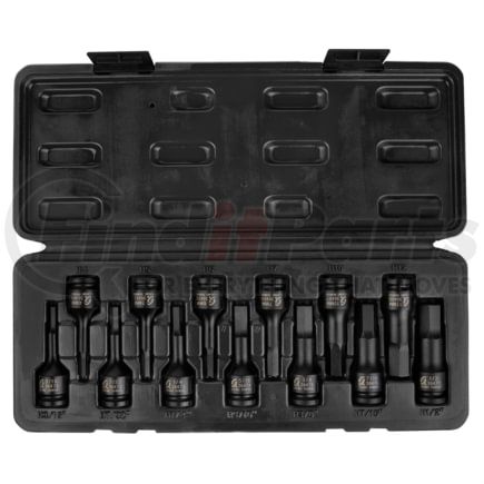 Sunex Tools 3649 Socket Set 3/8" Dr SAE & Met Hex Impact Socket Set, 13 Pc
