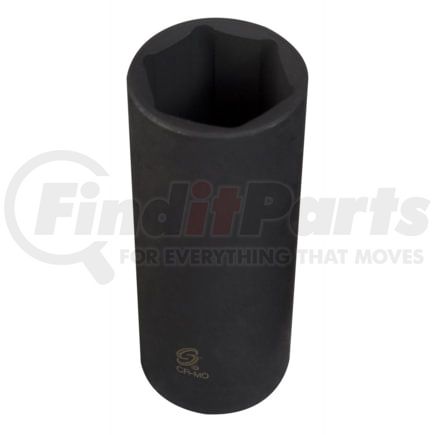 Sunex Tools 324D Socket 3/4" x 3/8" Drive 6-Pt. Deep Impact Socket in Chrome Molybdenum Alloy Steel w/ Radius-Corner Design