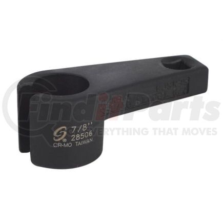 Sunex Tools 28506 Oxygen Sensor Socket 7/8" Short Oxygen Sensor Socket with Cutout for Wire Harness, for Removing and