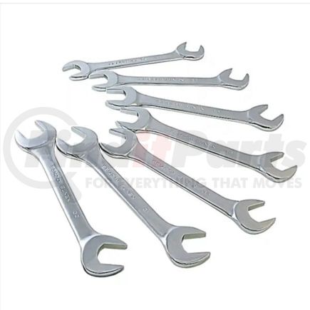 Sunex Tools 9927 Wrench Set 7-Piece Metric Jumbo Angled Head Wrench Set in Fully Polished Drop-Forged Alloy Steel for