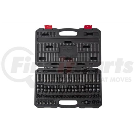 Sunex Tools 1874 Socket Set 1/4" Drive SAE & Metric Master Impact Socket Set, 74 Pc.
