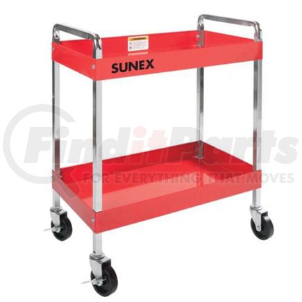 Sunex Tools 8005SC Utility Cart Sunex Tools 8005SC 30" Heavy Duty Red Multi-Purpose Service Cart