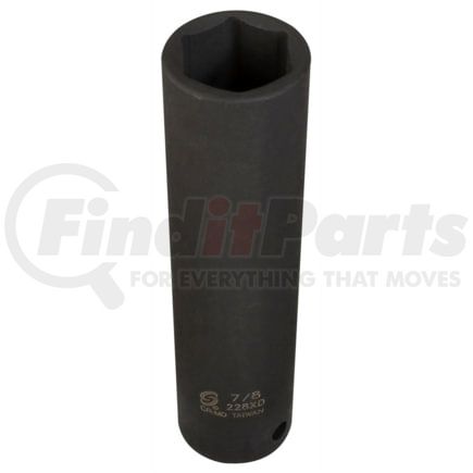 Sunex Tools 228XD Socket Wrench 1/2" Drive, Extra Long Deep Impact Socket, 7/8"