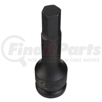 Sunex Tools 26481 Socket 1/4" x 1/2" Drive Male Hex Driver Impact Socket in Chrome Molybdenum Alloy Steel, Radius-Corner