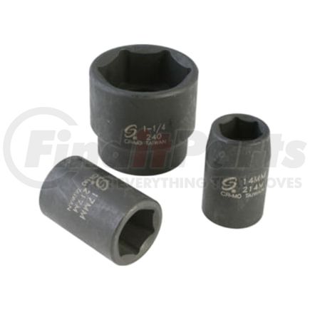 Sunex Tools 321UM Socket 21 mm x 3/8 in. Drive 6-Point Universal Impact Socket in Chrome Molybdenum Alloy Steel