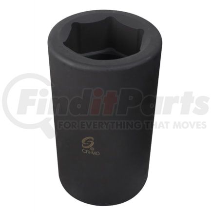 Sunex Tools 5533MD Socket 33mm x #5 Spline Drive Metric Deep Impact Socket in Chrome Molybdenum Alloy Steel for Heavy-Duty