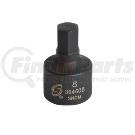 Sunex Tools 364608 Socket 8 mm x 3/8 in. Drive Stubby Hex Impact Driver Socket in Chrome Molybdenum Alloy Steel