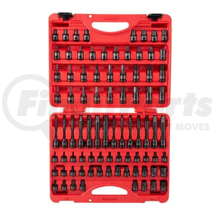 Sunex Tools 3569 Socket Set 84-Piece 3/8 in. Drive Master Hex, Torx and Triple-Square Impact Bit Socket Set in Chrome