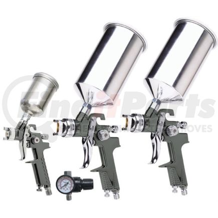 Titan 19220 Spray Gun H.V.L.P. Triple Set-Up Spray Gun Kit, 4 pc