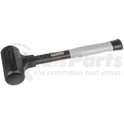 Titan 63124 Dead Blow Hammer 24 Oz. Dead Blow Hammer with Rubber Coated Cushion Grip Black Polymer Shell