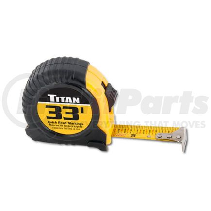 Titan 10908 Tape Measure 33Ft. Tape Measure Ideal for Professional Measurement Tools Use Durable