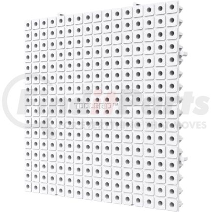 Tool Grid 52015 TGB-6X6 Modular Board 16pc Pack - White