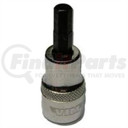 Vim Tools HMS-6MM Driver Bit Set 6 mm Metric Hex Bit Socket Driver 3/8 In. Square Drive Satin Chrome Tool