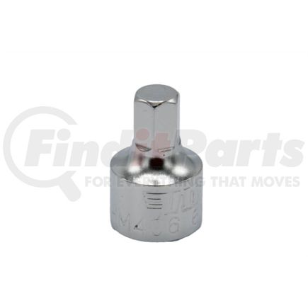 Vim Tools SHM406 Socket Driver Bit 6 mm Metric Stubby 1-Piece Hex Driver Socket Bit 1/4 In. Square Drive Forged