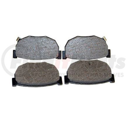 087-1245 by BECK ARNLEY - SEMI-MET BRAKE PADS
