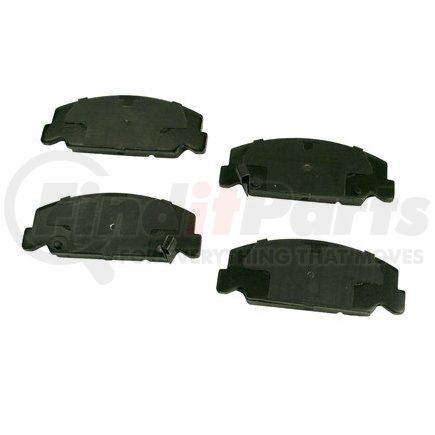 087-1252 by BECK ARNLEY - SEMI-MET BRAKE PADS