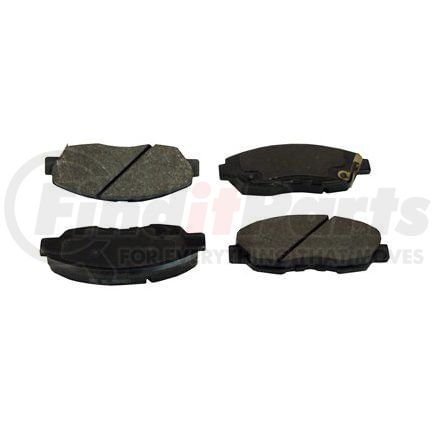 087-1367 by BECK ARNLEY - SEMI-MET BRAKE PADS