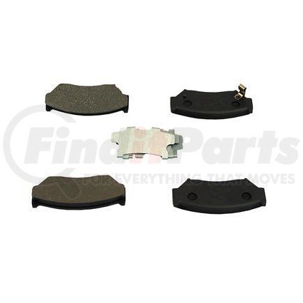 087-1461 by BECK ARNLEY - SEMI-MET BRAKE PADS