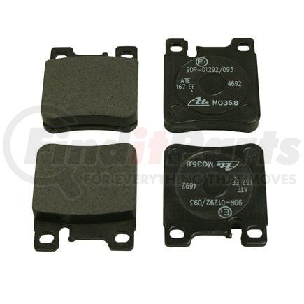 087-1497 by BECK ARNLEY - SEMI-MET BRAKE PADS