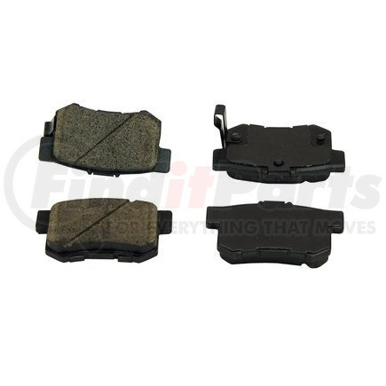 087-1498 by BECK ARNLEY - SEMI-MET BRAKE PADS