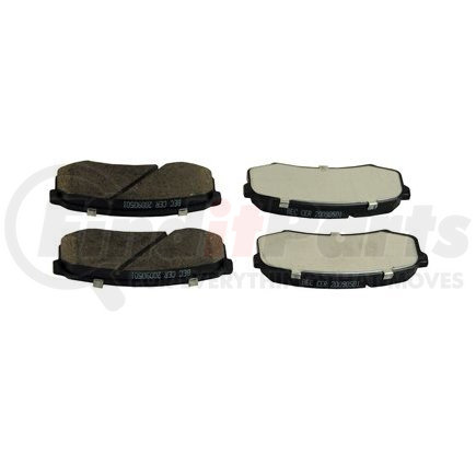 087-1502 by BECK ARNLEY - SEMI-MET BRAKE PADS