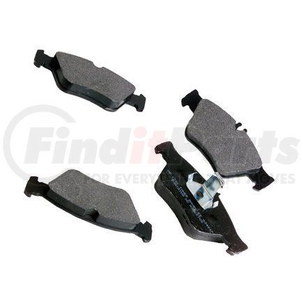 087-1551 by BECK ARNLEY - SEMI-MET BRAKE PADS