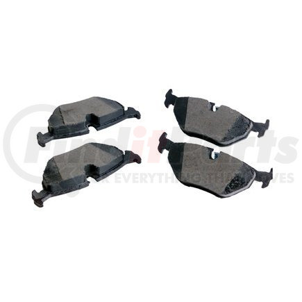 087-1552 by BECK ARNLEY - SEMI-MET BRAKE PADS