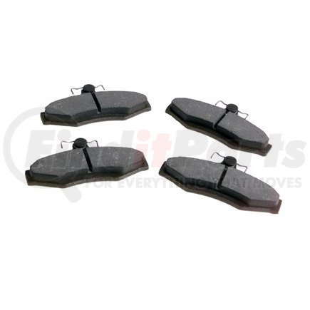 087-1593 by BECK ARNLEY - SEMI-MET BRAKE PADS