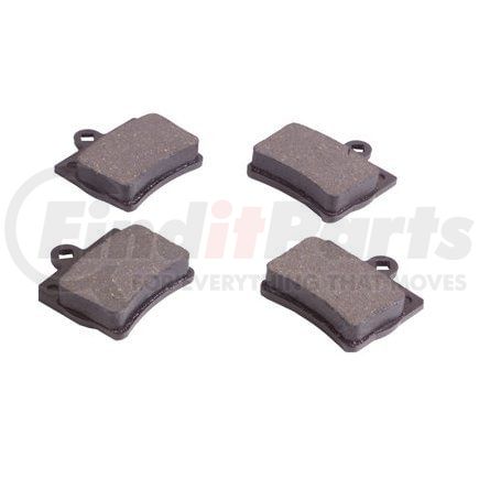 087-1598 by BECK ARNLEY - SEMI-MET BRAKE PADS