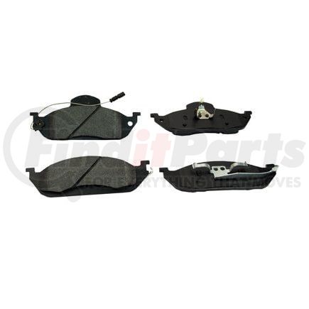 087-1602 by BECK ARNLEY - SEMI-MET BRAKE PADS