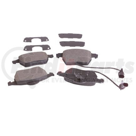 087-1608 by BECK ARNLEY - SEMI-MET BRAKE PADS