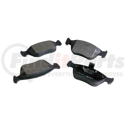 087-1614 by BECK ARNLEY - SEMI-MET BRAKE PADS