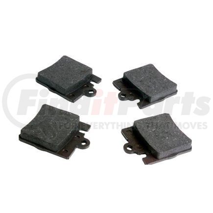 087-1629 by BECK ARNLEY - SEMI-MET BRAKE PADS