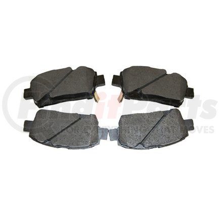 087-1621 by BECK ARNLEY - SEMI-MET BRAKE PADS