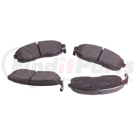 087-1640 by BECK ARNLEY - SEMI-MET BRAKE PADS