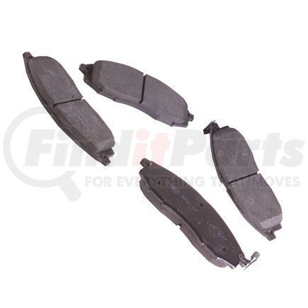 087-1653 by BECK ARNLEY - SEMI-MET BRAKE PADS