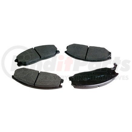087-1675 by BECK ARNLEY - SEMI-MET BRAKE PADS
