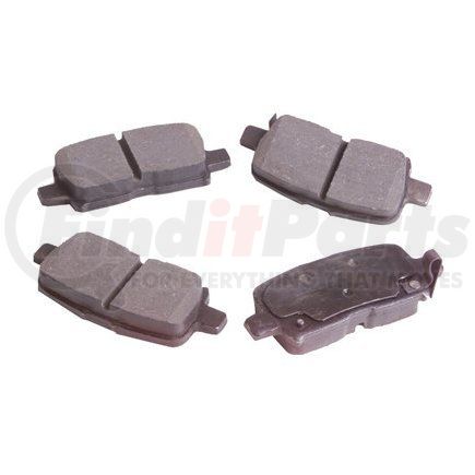 087-1677 by BECK ARNLEY - SEMI-MET BRAKE PADS