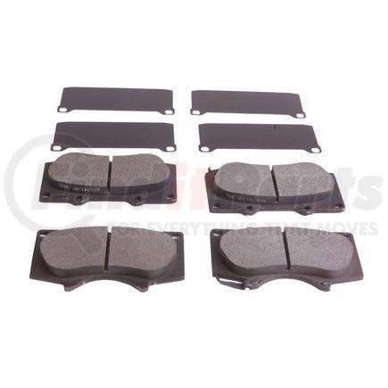 087-1678 by BECK ARNLEY - SEMI-MET BRAKE PADS