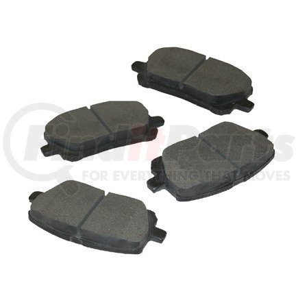 087-1697 by BECK ARNLEY - SEMI-MET BRAKE PADS