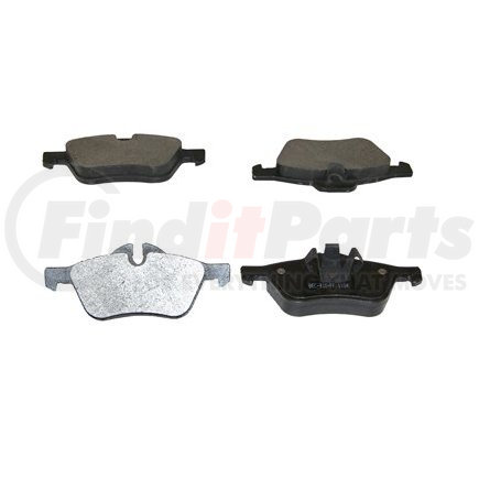 087-1703 by BECK ARNLEY - SEMI-MET BRAKE PADS