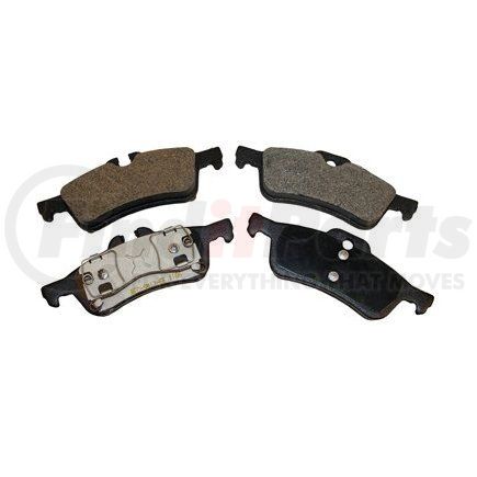 087-1704 by BECK ARNLEY - SEMI-MET BRAKE PADS