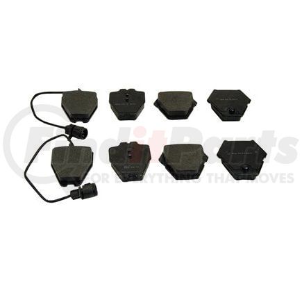 087-1709 by BECK ARNLEY - SEMI-METALLIC BR