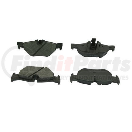 087-1819 by BECK ARNLEY - SEMI-MET BRAKE PADS
