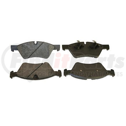 087-1844 by BECK ARNLEY - SEMI-MET BRAKE PADS