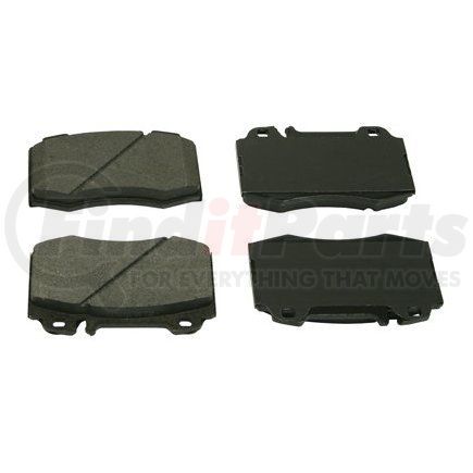 087-1906 by BECK ARNLEY - SEMI-MET BRAKE PADS